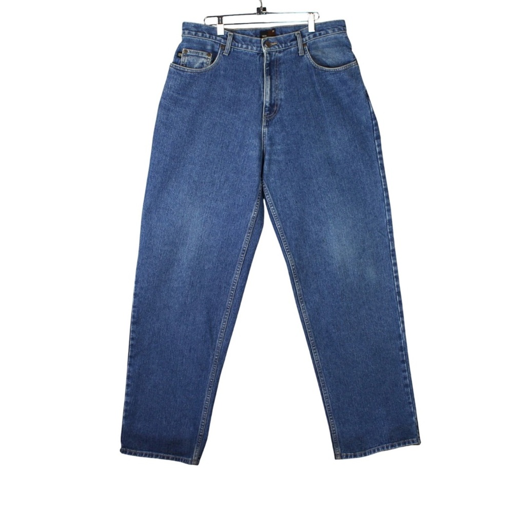 Vintage Mossimo Baggy Gene Jeans Mens 32x32 Blue Y2K 90s USA Made Grunge Skater